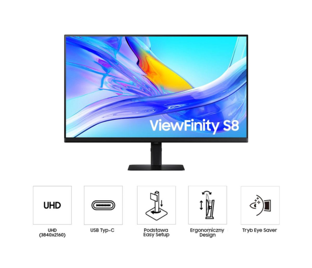 Samsung ViewFinity S8 S32D800UAUX S80UD - 1522008 - zdjęcie 4